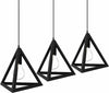 Lampadario Lampada Sospensione Piramide 25cm Design Moderno Paralume Nero Casa, arredamento e bricolage > Illuminazione da interno > Lampadari Trade Shop italia - Napoli, Commerciovirtuoso.it