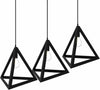 Lampadario Lampada Sospensione Piramide 30cm Design Moderno Paralume Nero Casa, arredamento e bricolage > Illuminazione da interno > Lampadari Trade Shop italia - Napoli, Commerciovirtuoso.it
