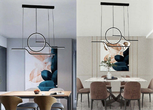 Lampadario Led 32w Lampada Stile Contemporaneo Moderno Luce 6500k 4000k Nero A44 Casa, arredamento e bricolage > Illuminazione da interno > Lampadari Trade Shop italia - Napoli, Commerciovirtuoso.it