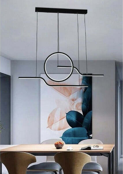 Lampadario-Led-32w-Lampada-Stile-Contemporaneo-Moderno-Luce-6500k-4000k-Nero-A44
