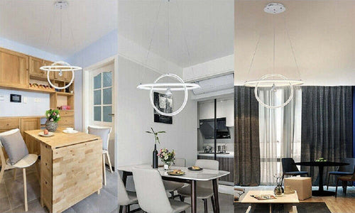 Lampadario Led 70w Lampada 2 Anelli Cristallo Luce 6500k 3000k 4000k Moderno A52 Casa, arredamento e bricolage > Illuminazione da interno > Lampadari Trade Shop italia - Napoli, Commerciovirtuoso.it