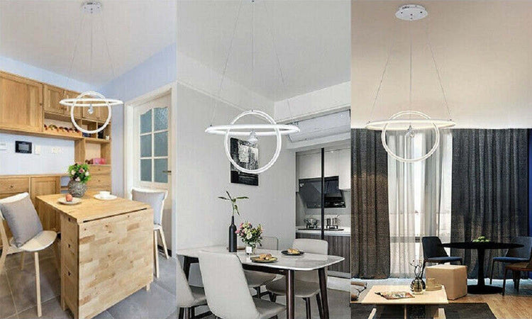 Lampadario Led 70w Lampada 2 Anelli Cristallo Luce 6500k 3000k 4000k Moderno A52 Casa, arredamento e bricolage > Illuminazione da interno > Lampadari Trade Shop italia - Napoli, Commerciovirtuoso.it