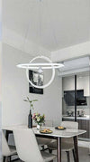 Lampadario Led 70w Lampada 2 Anelli Cristallo Luce 6500k 3000k 4000k Moderno A52 Illuminazione/Illuminazione per interni/Lampadari lampade a sospensione e plafoniere/Lampadari Trade Shop italia - Napoli, Commerciovirtuoso.it