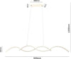 Lampadario-Led-A-Sospensione-25-W-Luce-Naturale-4000k-Lampada-Twist-Universo