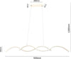 Lampadario-Led-A-Sospensione-25-Watt-Luce-Calda-3000k-Lampada-Twist-A43bc-Universo