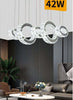 Lampadario Led A Sospensione 42watt 5 Anelli Con Cristalli Luce Fredda 8000k B58 Casa, arredamento e bricolage > Illuminazione da interno > Lampadari Trade Shop italia - Napoli, Commerciovirtuoso.it