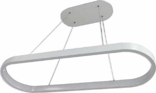 Lampadario-Led-A-Sospensione-50-Watt-Lampada-Ovale-Moderna-Bianco-Soffitto-B41