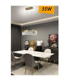 Lampadario Led A Sospensione Oro 35 W Con Cristalli Contemporaneo Luce 6500k B78