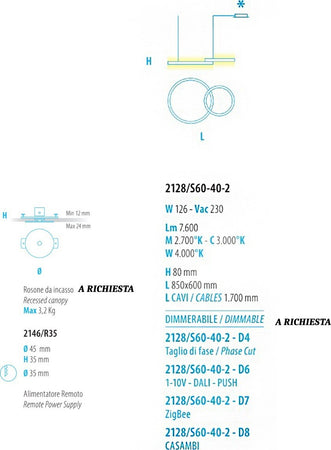 Lampadario-Led-biemissione-moderno-Fratelli-Braga-LOOP-2128-S60-40-2-lampada-soffitto