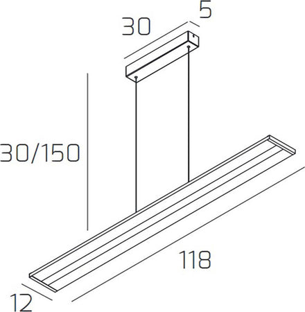 Lampadario-led-dimmerabile-Top-Light-Double-Track-1179S-lampada-sospensione-modulo-led-moderna