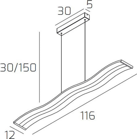 Lampadario-led-dimmerabile-Top-Light-Double-Wave-1178S-lampada-sospensione-modulo-led-moderna