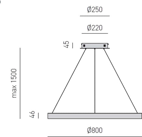 Lampadario-led-Gea-Luce-CRISEIDE-SG-O-4200Lm-alluminio-sospensione-moderna-classica