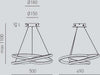 Lampadario-led-Gea-Luce-DIVA-SP-B-moderna-alluminio-sospensione