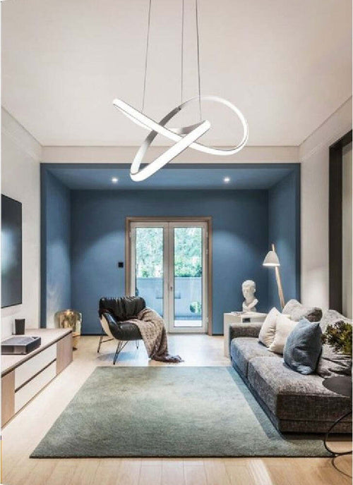 Lampadario Led Intreccio Moderno A Sospensione 45w Luce 6500k 3000k 4000k Lp-31b Illuminazione/Illuminazione per interni/Lampadari lampade a sospensione e plafoniere/Lampadari Trade Shop italia - Napoli, Commerciovirtuoso.it