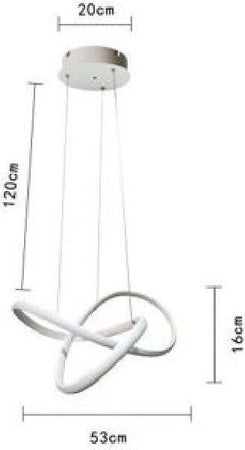 Lampadario Led Intreccio Moderno A Sospensione 45w Luce 6500k 3000k 4000k Lp-31b Illuminazione/Illuminazione per interni/Lampadari lampade a sospensione e plafoniere/Lampadari Trade Shop italia - Napoli, Commerciovirtuoso.it
