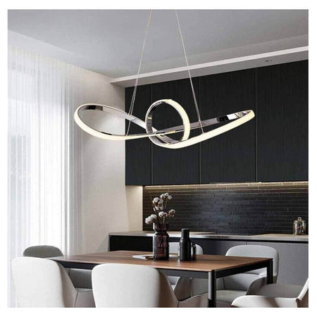 Lampadario Led Moderno Forma Fiocco 38 Watt Tecnologia Cct 3 Temperature Di Luce A07-3c