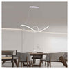Lampadario Led Moderno Forma Fiocco 38 Watt Tecnologia Cct 3 Temperature Di Luce A07-3c