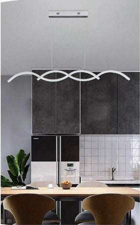 Lampadario Led Moderno Lampada Twist Sospensione 25w Luce 6500k 4000k A43 Bianco Illuminazione/Illuminazione per interni/Lampadari lampade a sospensione e plafoniere/Lampadari Trade Shop italia - Napoli, Commerciovirtuoso.it