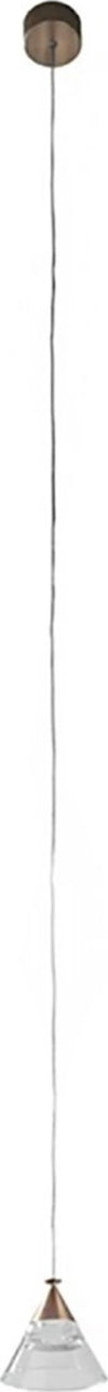 Lampadario-led-Promoingross-CONY-S1-536LM-ORO-ROSATO-lampada-soffitto-cono