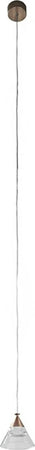 Lampadario-led-Promoingross-CONY-S1-536LM-ORO-ROSATO-lampada-soffitto-cono