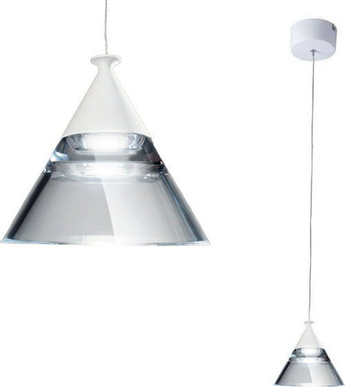 Lampadario-led-Promoingross-CONY-S1-BIANCO-536LM-lampada-soffitto-cono