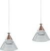 Lampadario-led-Promoingross-CONY-S5TR-2677LM-ORO-ROSATO-lampada-soffitto-classica-cono