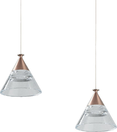 Lampadario-led-Promoingross-CONY-S5TR-2677LM-ORO-ROSATO-lampada-soffitto-classica-cono