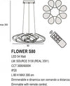 Lampadario-led-Promoingross-FLOWER-S80-LED-CCT-3591LM-dimmerabile-dinamica-telecomando