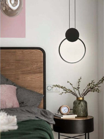 Lampadario Led Sospensione 10 W Moderno Metallo Nero Luce 3000k 6500k 4000k Lp-01 Illuminazione/Illuminazione per interni/Lampadari lampade a sospensione e plafoniere/Lampade a sospensione Trade Shop italia - Napoli, Commerciovirtuoso.it