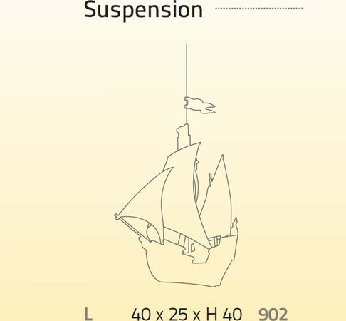 Lampadario-Linea-Zero-PETER-PAN-902-E27-LED-polilux-sospensione