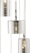 Lampadario-Linen-Acciaio-Cromo-Vetro-Trasparente-9-Luci-G4-1,55X9W