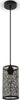 Lampadario-Metallo-Nero-Stile-Marocchino-Elegante-Lampada-A-Sospensione