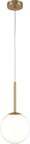 Lampadario-Minimal-Basic-Form-Medio-In-Metallo-Oro-1-Luce-E-Diffusore-Bianco