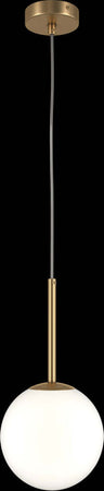 Lampadario-Minimal-Basic-Form-Medio-In-Metallo-Oro-1-Luce-E-Diffusore-Bianco