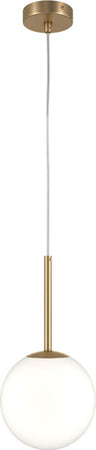 Lampadario-Minimal-Basic-Form-Medio-In-Metallo-Oro-1-Luce-E-Diffusore-Bianco