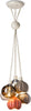 Lampadario-Mix-Vintage-Decò-Afoxe'-Alluminio-Ceramica-Vetro-6-Luci-E14