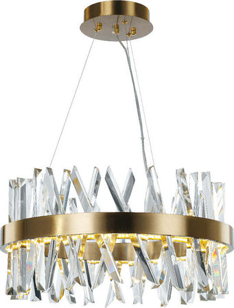 Lampadario-Mod-Akasha-Circolare-Metallo-Ottone-Antiquato-Cristallo-K9-Led-60W