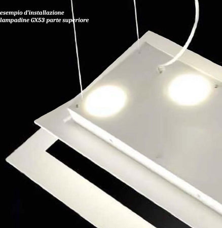 Lampadario-moderna-Illuminando-SKY-SPSKY50-LED-metallo-sospensione-biemissione