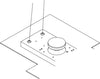 Lampadario-moderna-Top-Light-AREA-1127-S4-R+3-Gx53-LED-biemissione-metallo-sospensione