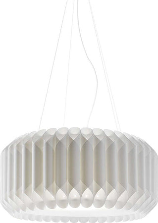 Lampadario-Moderno-5-Luci-Louise-In-Polilux-Bianco-Made-In-Italy