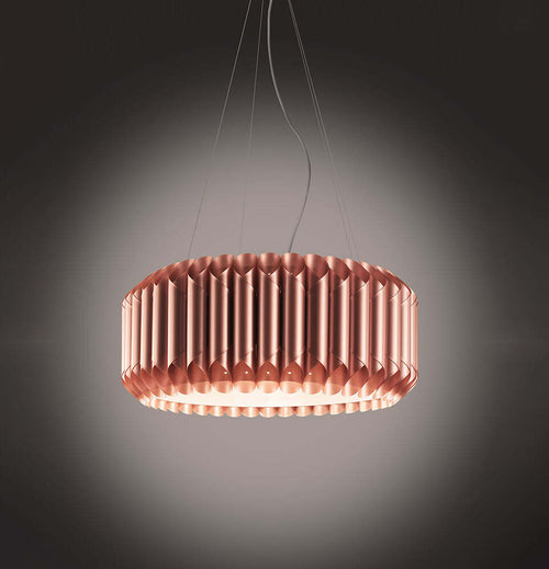 Lampadario-Moderno-5-Luci-Louise-In-Polilux-Rame-Made-In-Italy