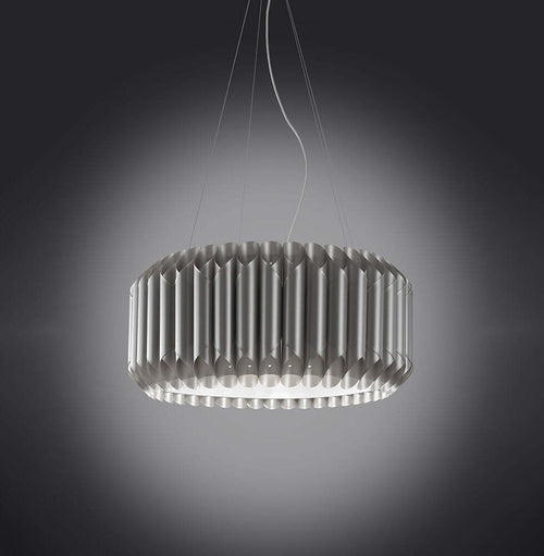 Lampadario-Moderno-5-Luci-Louise-In-Polilux-Silver-Made-In-Italy