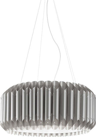 Lampadario-Moderno-5-Luci-Louise-In-Polilux-Silver-Made-In-Italy