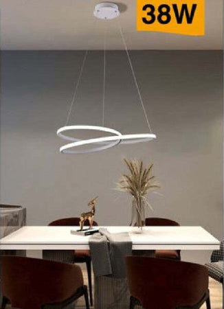Lampadario Moderno A Sospensione Led Striscia Continua 38w Luce 6500k 4000k B62-b Illuminazione/Illuminazione per interni/Lampadari lampade a sospensione e plafoniere/Lampadari Trade Shop italia - Napoli, Commerciovirtuoso.it