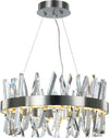 Lampadario-Moderno-Akasha-Circolare-Metallo-Nichel-Satinato-Cristallo-K9-Led-60W