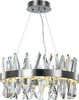 Lampadario-Moderno-Akasha-Circolare-Metallo-Nichel-Satinato-Cristallo-K9-Led-60W