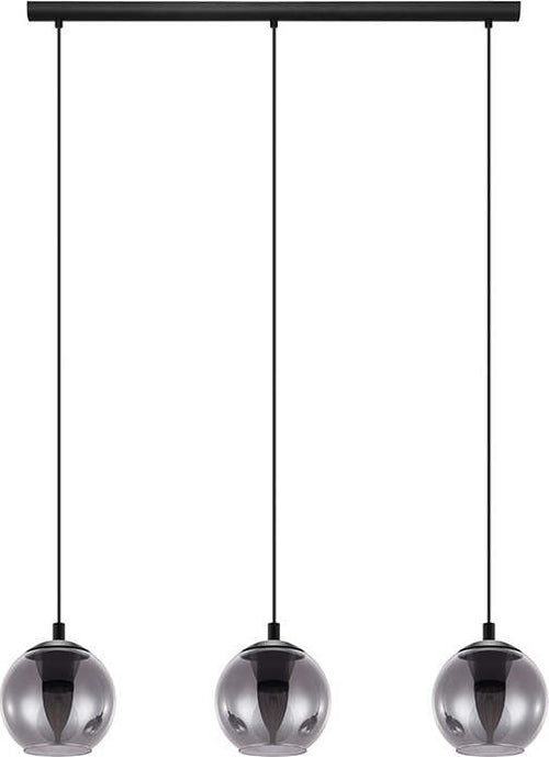 Lampadario-Moderno-Ariscani-3-Luci-Acciaio-Nero