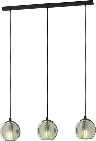 Lampadario-Moderno-Ariscani-3-Luci-Acciaio-Nero