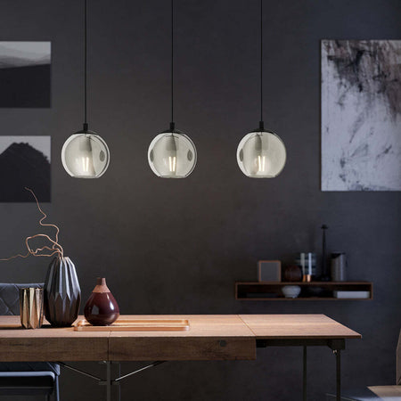 Lampadario-Moderno-Ariscani-3-Luci-Acciaio-Nero