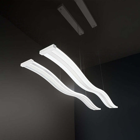 Lampadario-Moderno-Bend-Metallo-E-Alluminio-Bianco-Led-Dimmerabile